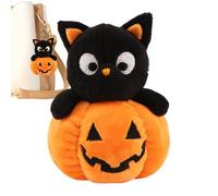 Générique Halloween Keychain - Creative Doll Pendant, Mignon Pumpkin Ghost Adorable Black Cat Ornement | Petit Sac en Peluche, Décoration Cadeau pour Les Femmes, Les Hommes, Le Sac À Dos, Le À Main