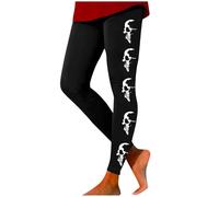 Générique Halloween Leggings Polaire Pantalon Moulant imprimé pour Femmes, d Exercice de Fitness, Levage des Hanches, Yoga Short Simili Cuir Noir(Light Gris,XXL)