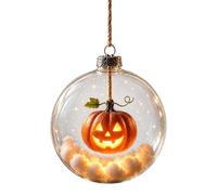 Générique Halloween Light Ornament - Glowing Acrylic Hanging Ball Decor