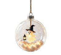 Générique Halloween Light Ornament - Glowing Acrylic Hanging Ball Decor
