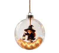 Générique Halloween Light Ornament - Glowing Acrylic Hanging Ball Decor