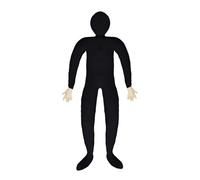 Générique Halloween Mannequin Prop, Spooky Dead Body Decor, Horror Cosplay Accessory, Posable Life-Size Design, Lightweight Foldable Material for Yard, Haunted House, Escape Room, Stage Use