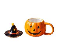 Générique Halloween Mug - 5.3 Inches Ceramic Pumpkin Cup