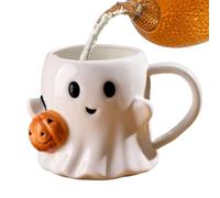 Générique Halloween Mug,Cute Halloween Ghosts Ceramic Mugs - Ceramic Drinking Glass With Handle, Kitchen & Dining Drinkware For Home Christmas Birthday Adults Teens Kids Women Lovers Daily