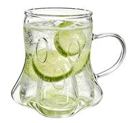 Générique Halloween Mug - Glass Ghost Mug | Cute Tea Glass Mugs