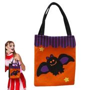 Générique Halloween Non-woven Bag - Chic Handheld Halloween Basket - Large Capacity Halloween Treat Bag, Pumpkin Party, Girls' GiftHalloween Party Gift Goth Rock Band Fan Tote Bag
