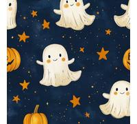 Générique Halloween Papier Peint Adhesif Citrouille Étoile Motif Mural Film Décoratif Meuble Intissé Wallpaper Autocollant Imperméable Mat Stickers Collant pour Armoires Murs Salon Chambre 0.4X5 M