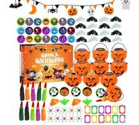 Générique Halloween Party Favors, Non-Candy Treats Goodie Bag Fillers, Fun Prank Toys and Gothic Decorations for Kids, Boys and Girls School Events, Festivals, Home Activities More