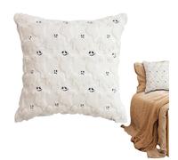 Générique Halloween Pillow Covers, 18x18 inch Cushion Covers, Washable Ghost Protector, Soft Sturdy Fabric, Ideal for Outdoor Workplace Bedroom Porch Kitchen Nursery Patio, 18x18x3.94 inches