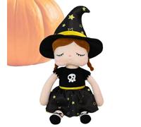 Générique Halloween Plush - Carton De Dessin Animé De Fillette De Fille Mignonne Toy en Figure | Pouilles De Peluches De Sorcières d'halloween | Toys De Caricatures Doux Et