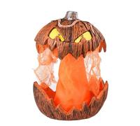 Générique Halloween Pumpkin Lighting Talking, 2025 Animatronics Halloween, tête de animée avec Un Son Effrayant, Bouche Ouverte Pumpkins Lantern Decor Effrayant pour extérieur