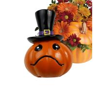 Générique Halloween Pumpkin Statue - Resin Figurine | Autumn Table Decor