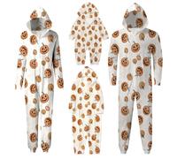 Générique Halloween Pyjamas de Pyjama Ensemble assorti à capuche et fermeture éclair pour bébé motif chauve-souris d(Nourrissons,#032,3 mois)