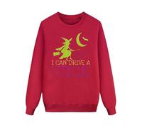 Générique Halloween Robe Fille Originale Sweat-shirt à manches longues imprimé Halloween, trois pièces pour famille, costume de famille (enfants) Cerceau Petite Gratuit(Rouge,3 ans)