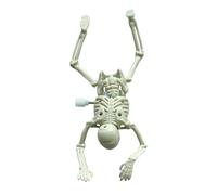 Générique Halloween Skeleton Decorations - Mini Crawling Skeleton Figurine | Spooky Wind-Up Toy Clockwork Ornament for Desk, Shelf, Party & Haunted House Decorations