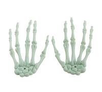 Générique Halloween Skeleton Hands, Horror Decor Skeleton Hand Ornament, Haunted House Decoration, Realistic Fake Arms, Spooky Prop for Porch, Windowsill, Desk, Mantel, 6.1x3.94x0.79 inches