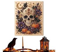 Générique Halloween Skeleton Moon Kit | Ghost Suncatcher | DIY