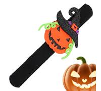 Générique Halloween Slap Bracelet, Festival Wristband Accessory, Themed Party Favor, Soft Flexible Band, Colorful Spooky Design, 8.27x2.95x0.39 Inches, Ideal for School Events, Trick-Or-Treat Nights