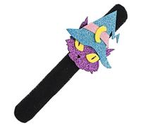 Générique Halloween Slap Bracelet, Festival Wristband Accessory, Themed Party Favor, Soft Flexible Band, Colorful Spooky Design, 8.27x2.95x0.39 Inches, Ideal for School Events, Trick-Or-Treat Nights