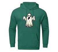 Générique Halloween sous Capot De Blindage Pull à Capuche Manches Longues pour Homme, Mode Halloween, décontracté, imprimé en 3D, vêtements Hommes Sweats Fermeture Éclair Complète(Dark Vert,3XL)