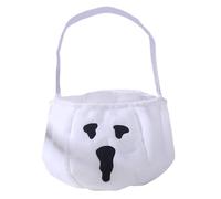 Générique Halloween Treat Bags, Non-Woven Goodie Organizer, 28cm/11.02 Inch 22cm.8.66 Inches Portable Handle Basket, Spooky Design Storage Tote for Girls, Boys, Teens, Trick or Treating