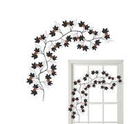 Générique Halloween Vine Twig, LED Willow Garland, Waterproof Lighting, 54 Lighted Twigs for Wall Mirror Porch Garden, Holiday Decor for Bedroom Staircase Window Terrace 180cm/70.87 inches