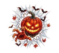 Générique Halloween Window Clings - Ghost Witch Illusion Decoration | Thrilling Halloween Ghost Witch Window Clings With Illusion Effect, For Living Room, Haunted House, Bathroom And Bedroom