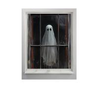 Générique Halloween Window Cover - 80x120cm Gothic Female Ghost Decor