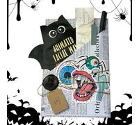 Générique Halloween Witch Blind Date with a Book, Mystery Spooky Read, Ghost Bat Theme Surprise Novel, Wrapped Gift Experience, Ideal for Book Lovers, Teens, Adults, Men, Women, Holiday Fun