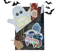 Générique Halloween Witch Blind Date with a Book, Mystery Spooky Read, Ghost Bat Theme Surprise Novel, Wrapped Gift Experience, Ideal for Book Lovers, Teens, Adults, Men, Women, Holiday Fun