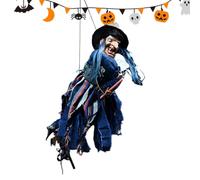 Générique Halloween Witch Decor - Sound Activated Glowing Eyes Scary Doll