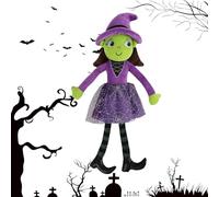 Générique Halloween Witch Doll - Soft Plush Toy for Girls | 40cm Cute Witch | Skin-Friendly Stuffed Doll for Sofa, Cute Soft Toy Lovely Decor for Indoor Offices Bed Sofa Living Room Party Girls