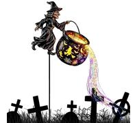 Générique Halloween Witch Garden Light LED Flowing Witch Flowing Light