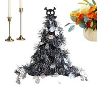Générique Halloween Witch Hat | Large Pumpkin Skull Sequin Tinsel Headwear