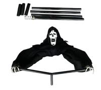 Générique Halloween Witch Prop, Outdoor Scarecrow Decor, Horror Scene Ornament, Large Seasonal Display, Weather-Resistant Build, Perfect for Graveyard Setups, Porch Shows, Garden Yards, Lawn Events