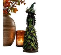 Générique Halloween Witch Statue - Resin 19x8cm 7.5x3.14in Witch Figurine