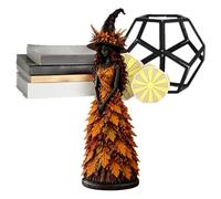 Générique Halloween Witch Statue - Resin 19x8cm 7.5x3.14in Witch Figurine