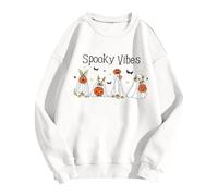 Générique Halloween Women Sweatshirt Womens Costumes Hoodie Zip Up Fall Trendy Hoodies Women's Shirts for Work Casual Lightweight Pullover Tops Zipper Dress