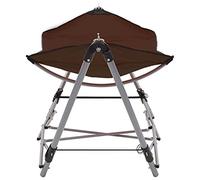Générique Hamac avec Support Pliable Marron,Maison & Jardin,Pelouses & Jardins,Vie en extérieur,Hamacs,Brun,10.5KG,44367