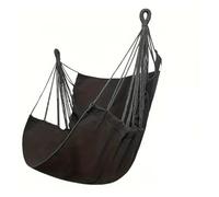 Générique Hamac de Loisirs en Tissu, 1 pièce, balancelle d'extérieur, hamac Anti-basculement for dortoir(Black)