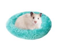 Générique Hamac Naturel pour Hamster en Noix de Coco - Lit Suspendu en Coquille de Noix de Coco avec Tapis Chaud, nid pour Petits Animaux pour Hamsters, gerbilles, Souris, Accessoire de Cage