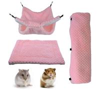 Générique Hamac pour Chinchilla - Tapis Tunnel Chauffant pour Terrier,Lit pour Petits Animaux - pour Souris Volante, Furet, Rongeur, Dodo, Repos, Cachette, Jeu, Escalade, Hiver