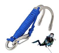 Générique Hameçon Double récif,hameçon Double plongée,Crochets de plongée sous-Marine à Crochet en Acier Inoxydable | Équipement de sécurité avec Joint torique pour Les activités sous-Marines de