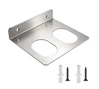 Générique Hammer Storage Rack, Stainless Steel Tool Holder, Heavy Duty Wall Mounted Organizer with Easy Install Design, Industrial Workshop Accessory, Rack with Minimal Style, Use for Shed