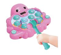 Générique Hammering Pounding Toy, Octopus Shape Pound A Mole Game, Hand Eye Coordination Play Toy with Mallet for Kids Preschoolers Home Playtime School Travel Girl Boy Skill Development