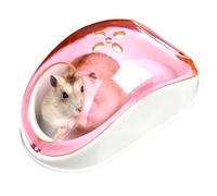 Générique Hamster Bath Tub, Clear Dustproof Sand Box, Spacious Pet Bath House, Easy-Access Design, Sturdy Acrylic Build, Crafted from Long Lasting PP Material, 6.1x3.35x2.76in