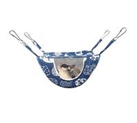 Générique Hamster Bed, Small Animal Cage Accessory, Soft Arctic Velvet Fabric, Ferret Hammock, Hardware Hooks, (211511cm), Perfect for Ferrets, Hamsters, Chinchillas, Sugar Gliders