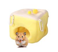 Générique Hamster Bed, Warm Soft Chinchilla Hammock, Small Animal Cage Accessory, Habitat House with Hanging Straps, Pet Nest for Bunnies Ferrets Chinchillas Animals Small Pets