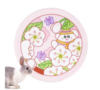 Générique Hamster Cooling Pad, Non-Slip Bunny Cooling Mat, Ceramic Multifunctional Pet Sleeping Cooler Pad for Kennels, Car Seats, Sofas, and Beds Perfect for Keeping Your Pets Comfortable, 16cm