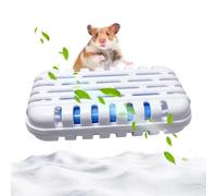 Générique Hamster Cooling Pad | Portable Long-Lasting Suspended | 4.72x3.14x1.96in Syrian Hamster Cooling Mat | for Summer Chinchilla Ferret Hedgehog Small Animals Home Cage Pet Store